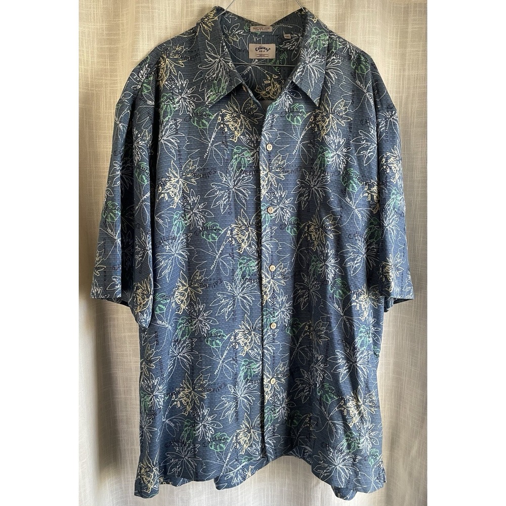 Callaway Golf Men's Hawaiian "Shirt Day 2004" S/S Button Up Casual Shirt Sz 2XL
